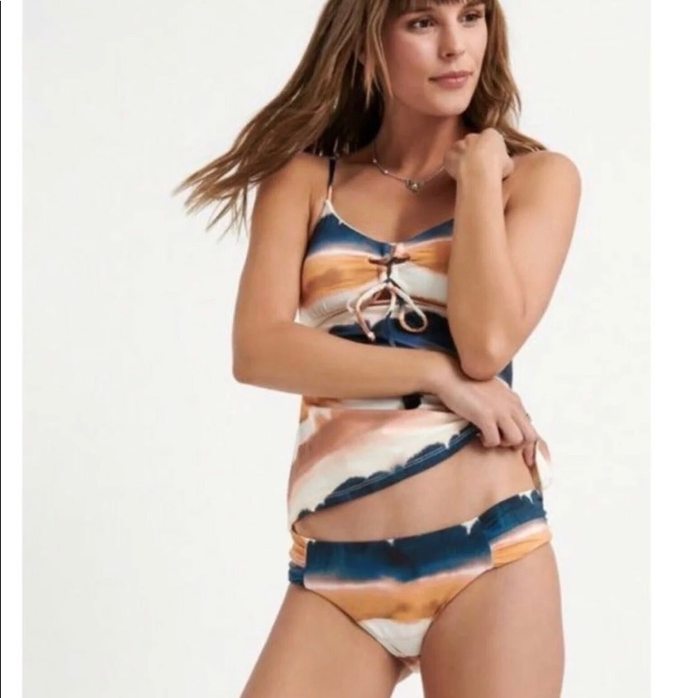 NWT Lucky Brand Tankini Swimsuit sz large